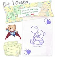 Los mejores  - SweetHoney 6 bolsitas de regalo para bebé u hospital- bolsas transparentes con cierre hermético con cursor para…